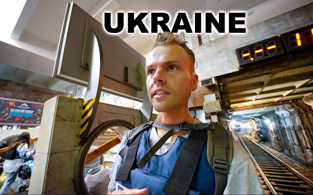 Let Us Pray: Inside Underground Bunker During Bombing in Ukraine War.