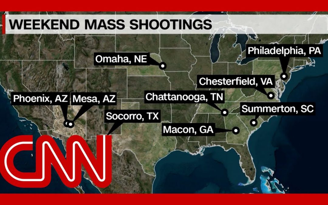 Let Us Pray: Weekend mass shootings in US leave at least a dozen dead and over 60 injured