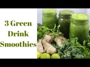 3 Green Drink Smoothies Raw Detox Alkaline Electric Dr. Sebi Approved