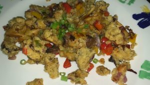 Alkaline Electric Scramble Eggs made with Dr. Sebi Approved ingredients