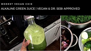 Vegan Alkaline Green Juice Recipe | Dr Sebi Approved | Breville Juicer