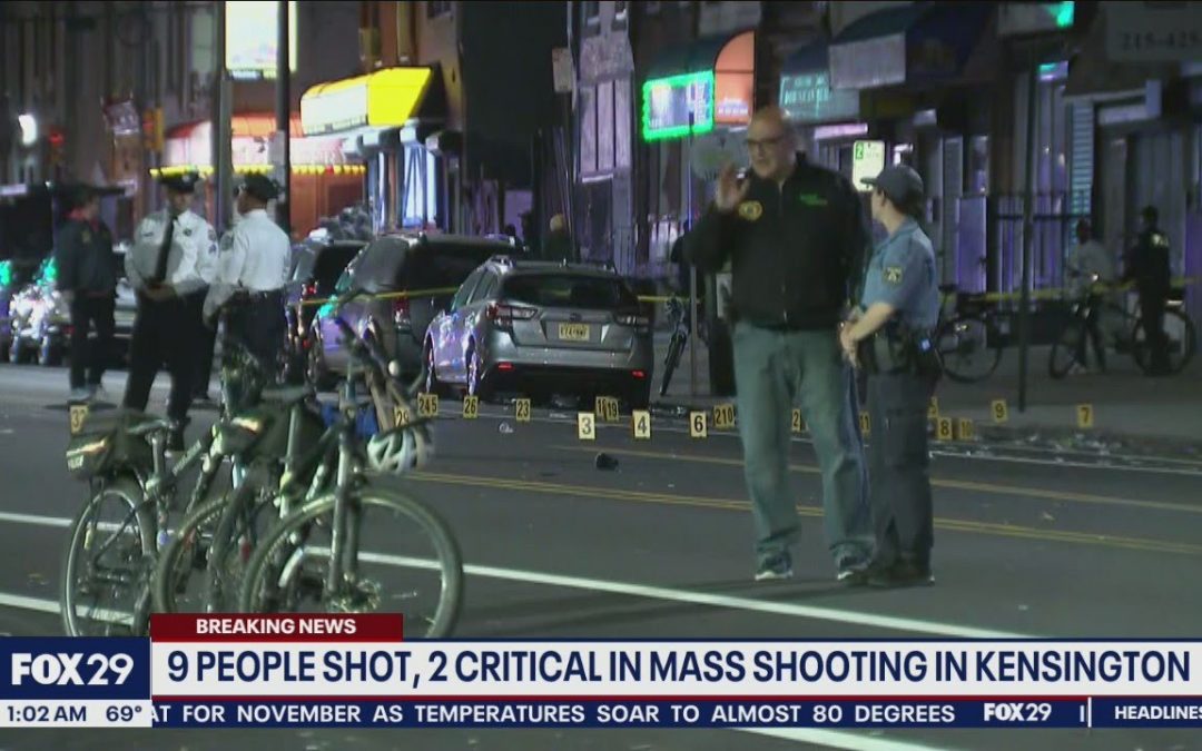 Let Us Pray: Kensington shooting: 9 shot, 2 critical, after suspects fire into crowd