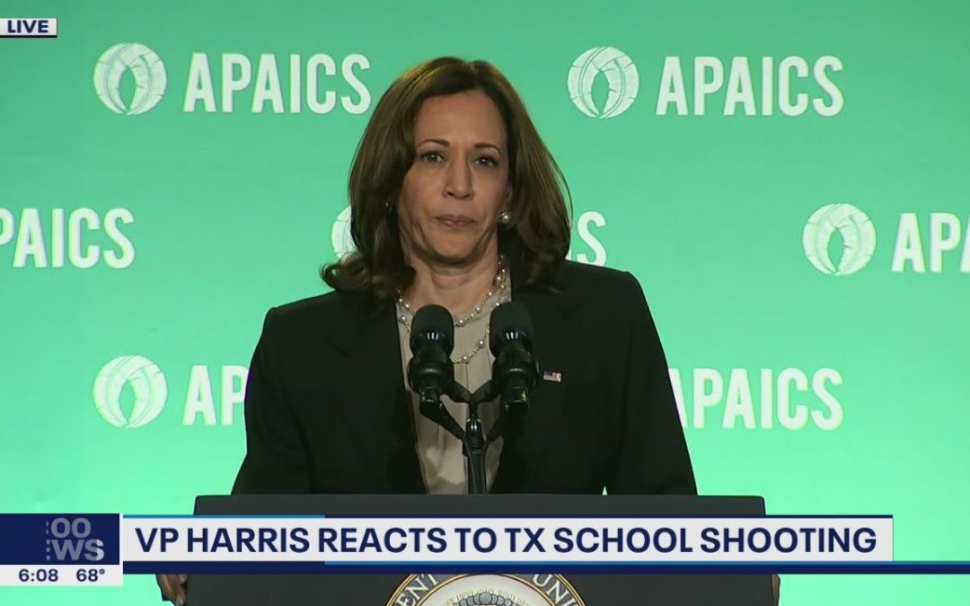 Let Us Pray: Vice President Kamala Harris addresses Texas mass shooting I KMSP FOX 9